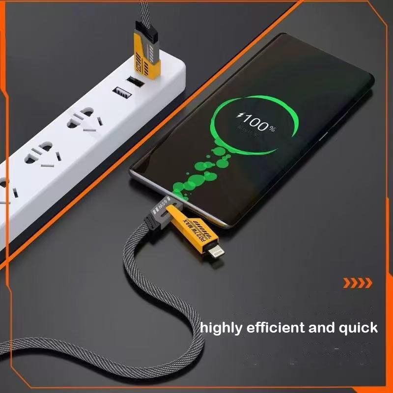 4 in 1  phone charge  type C+ lightning